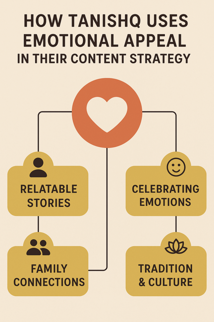 Tanishq ad uses emotional storytelling to connect with audiences through cultural and family values.